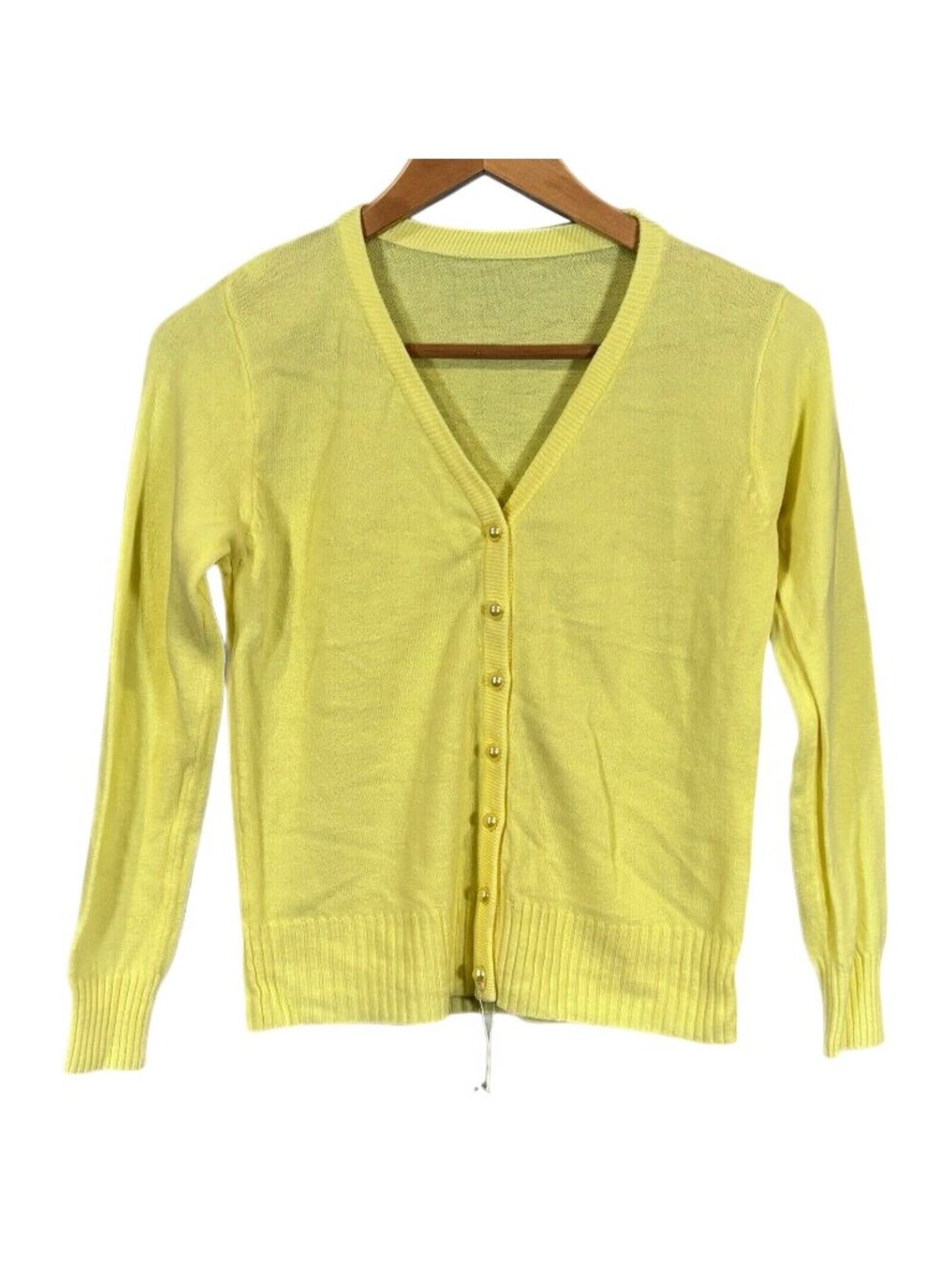 Set Of 2 Dress Sweaters For Women Xiao Mi Hu 1 Color Yellow 1 Cream Button Up